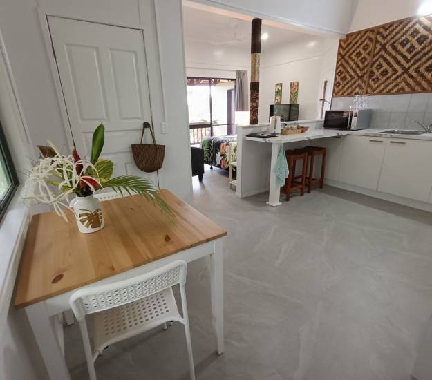 Private Studio with Lagoon View l KUKUPA l Muri Retreat Apartments