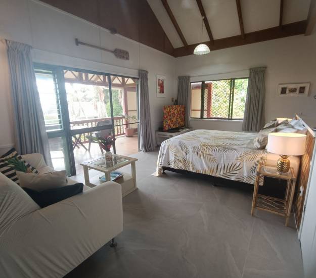 Premier Studio with Lagoon View l KAUTE l Muri Retreat Apartments